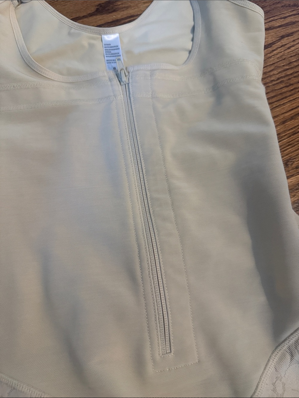 Cream One-Piece Shapewear Fajas- small - Picture 3 of 7